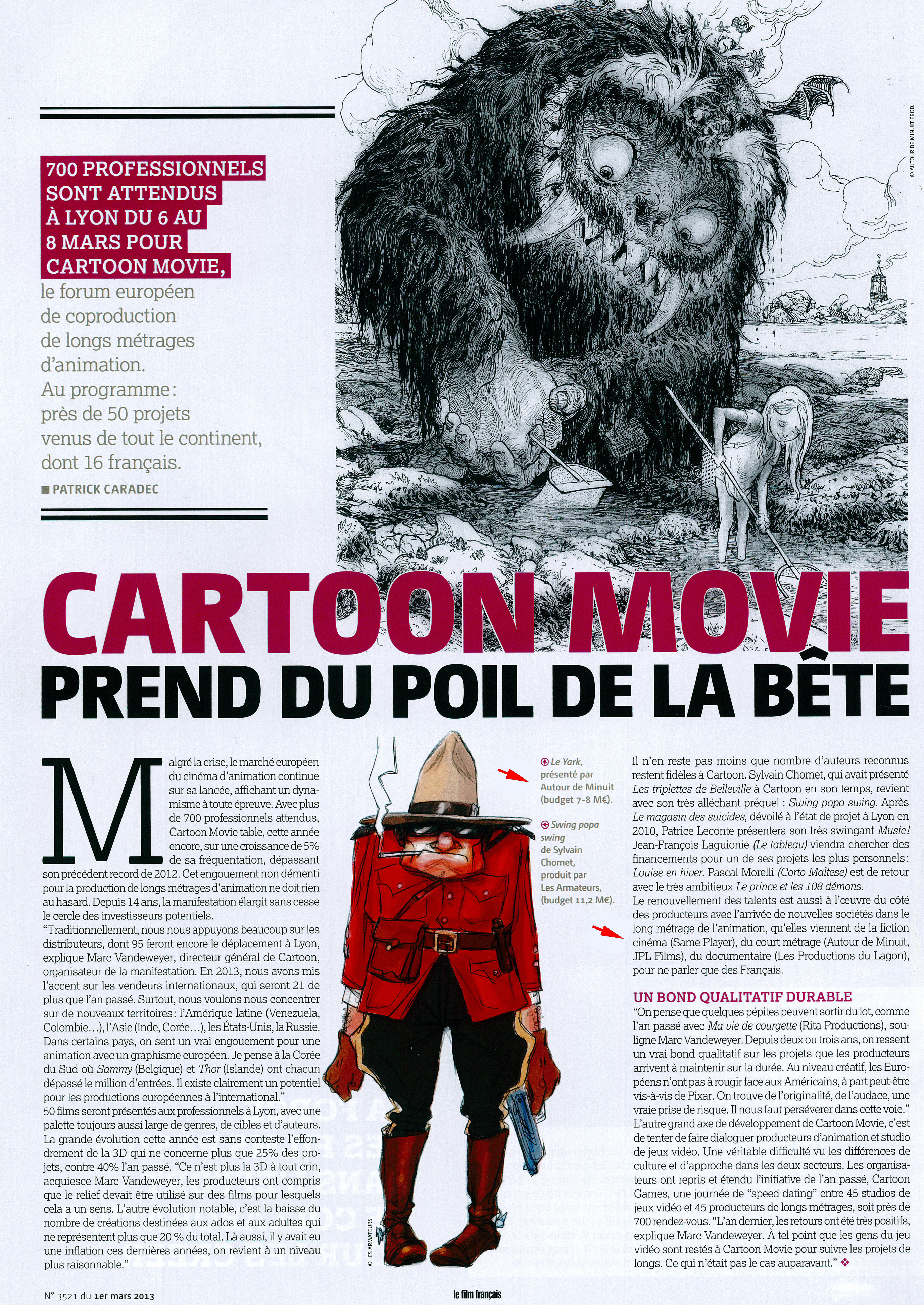 "Le Film Français" n°3521 du 1er mars 2013-1